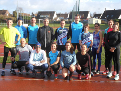 Une vma moyenne bien réalisée ce samedi ,avec une mention particulière pour nos triathlètes féminine